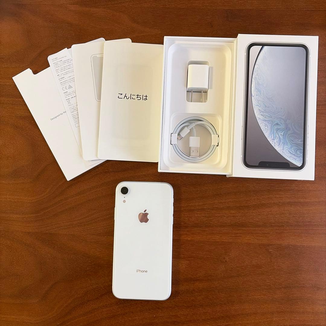iPhone XR＊ 64GB ホワイト - メルカリ