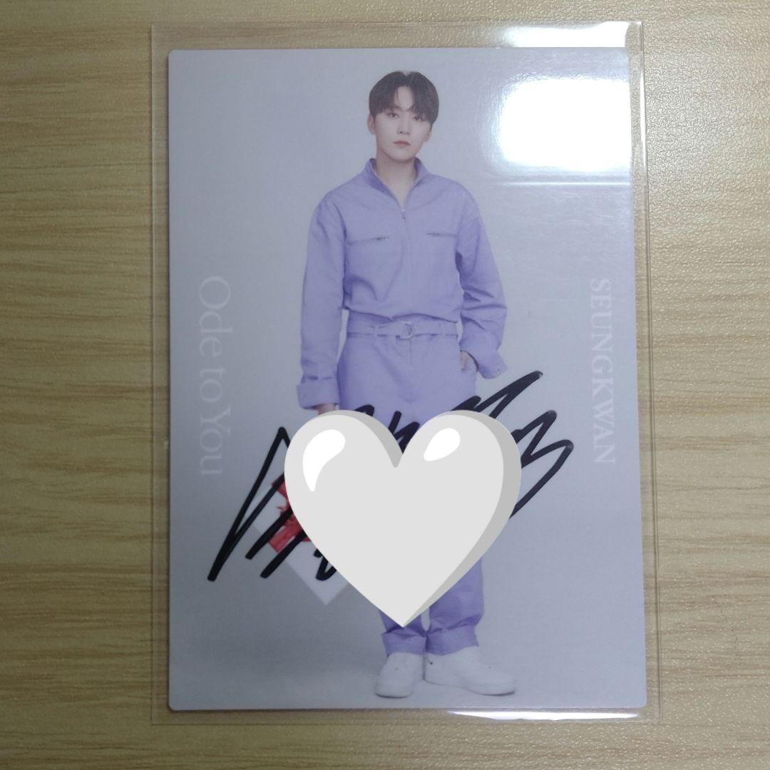 SEVENTEEN スングァン 直筆サイン入り トレカ - メルカリ