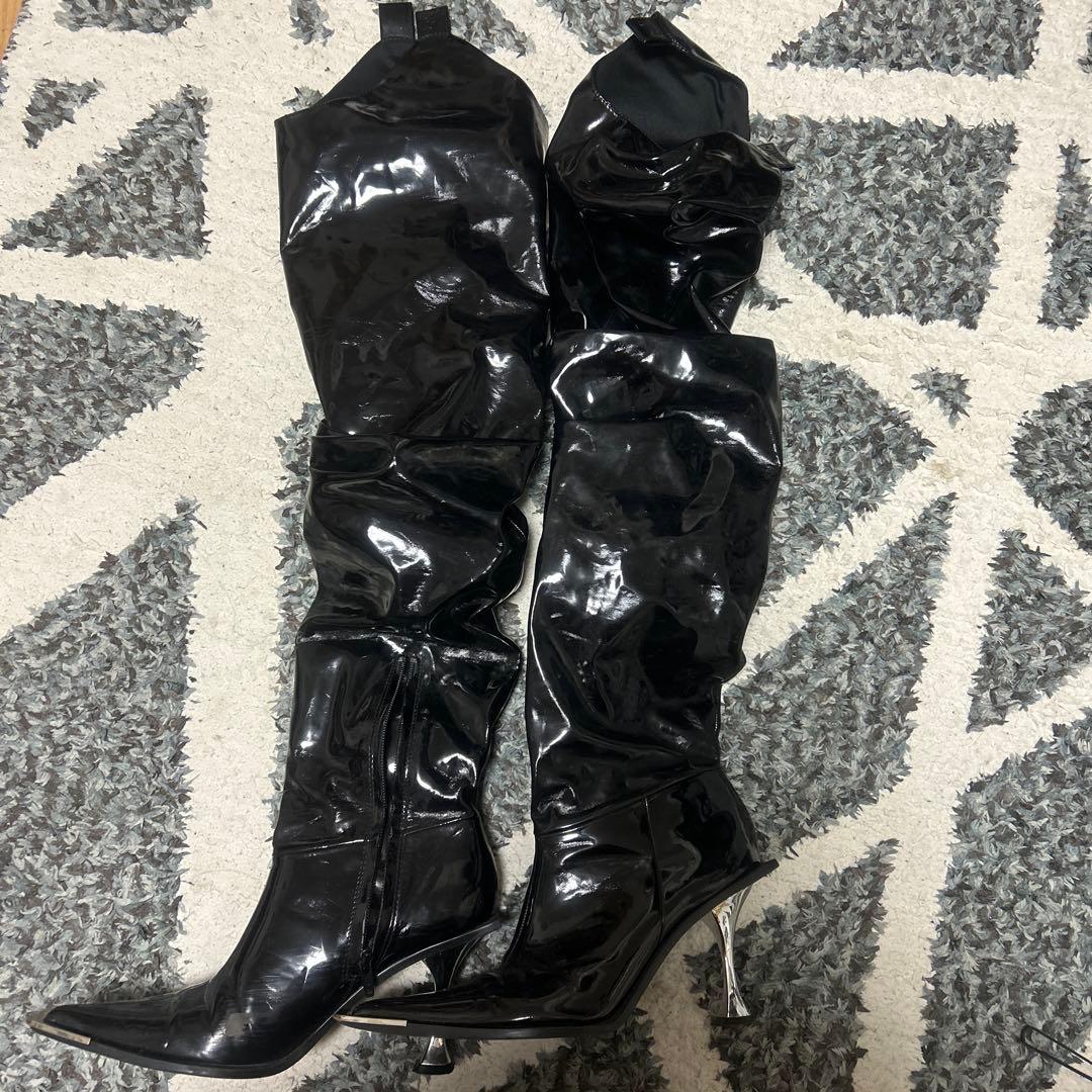 メルトザレディ ロングブーツ ジョッキーブーツ サイハイブーツ ロング