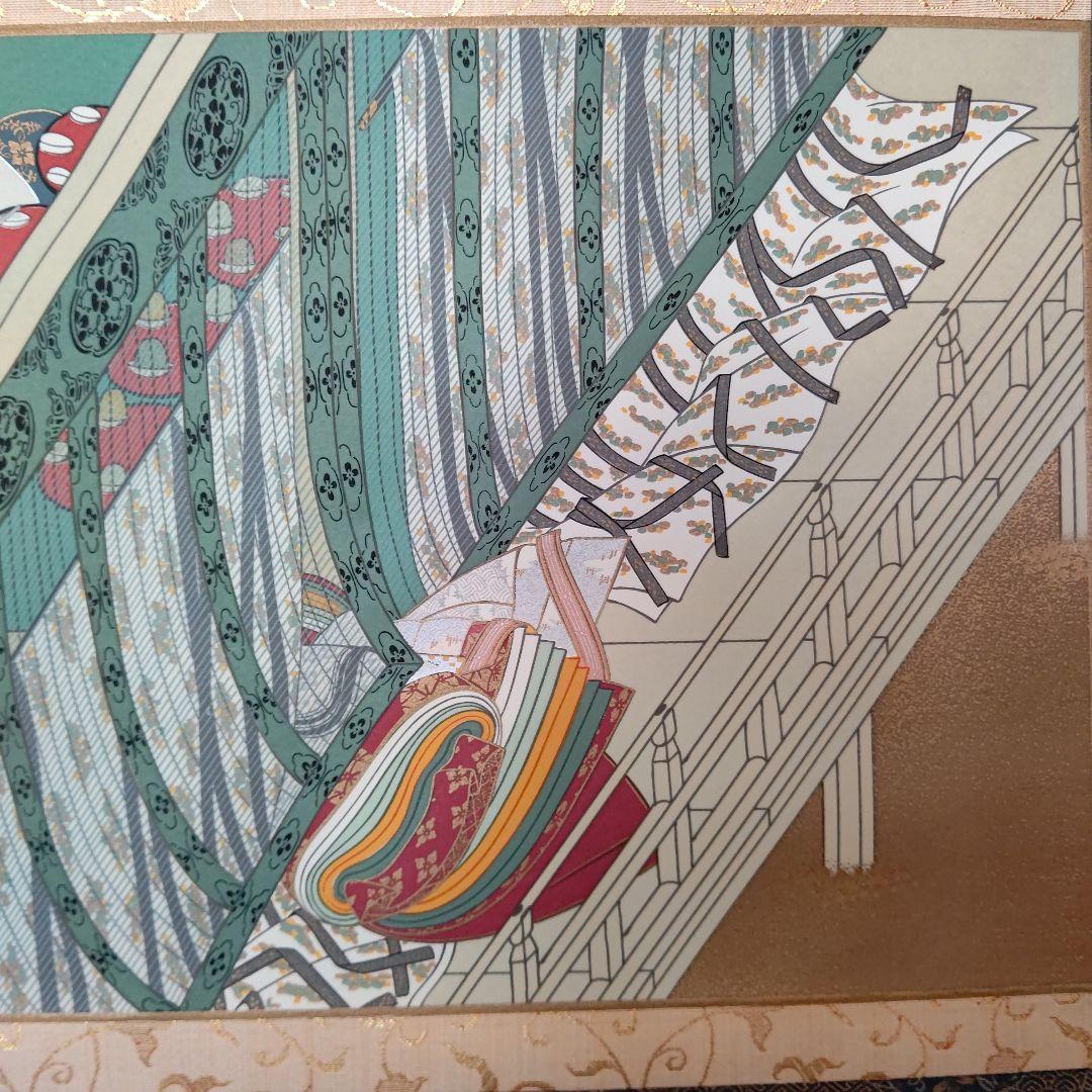 国宝 源氏物語絵巻 写 『柏木』『竹河』 掛軸 - メルカリ