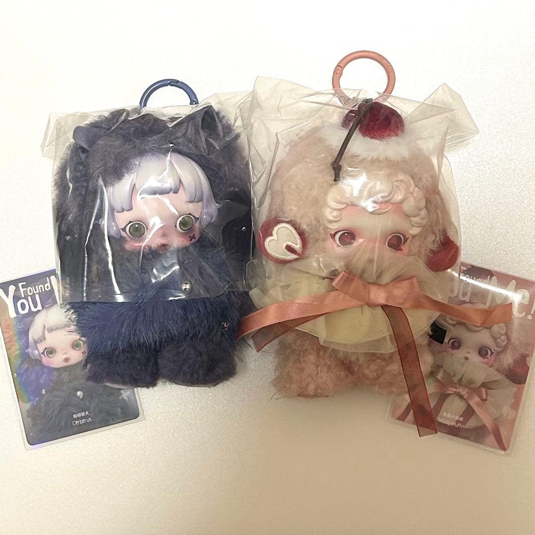 スカルパンダ ぬいぐるみペンダント 2体セット - メルカリ