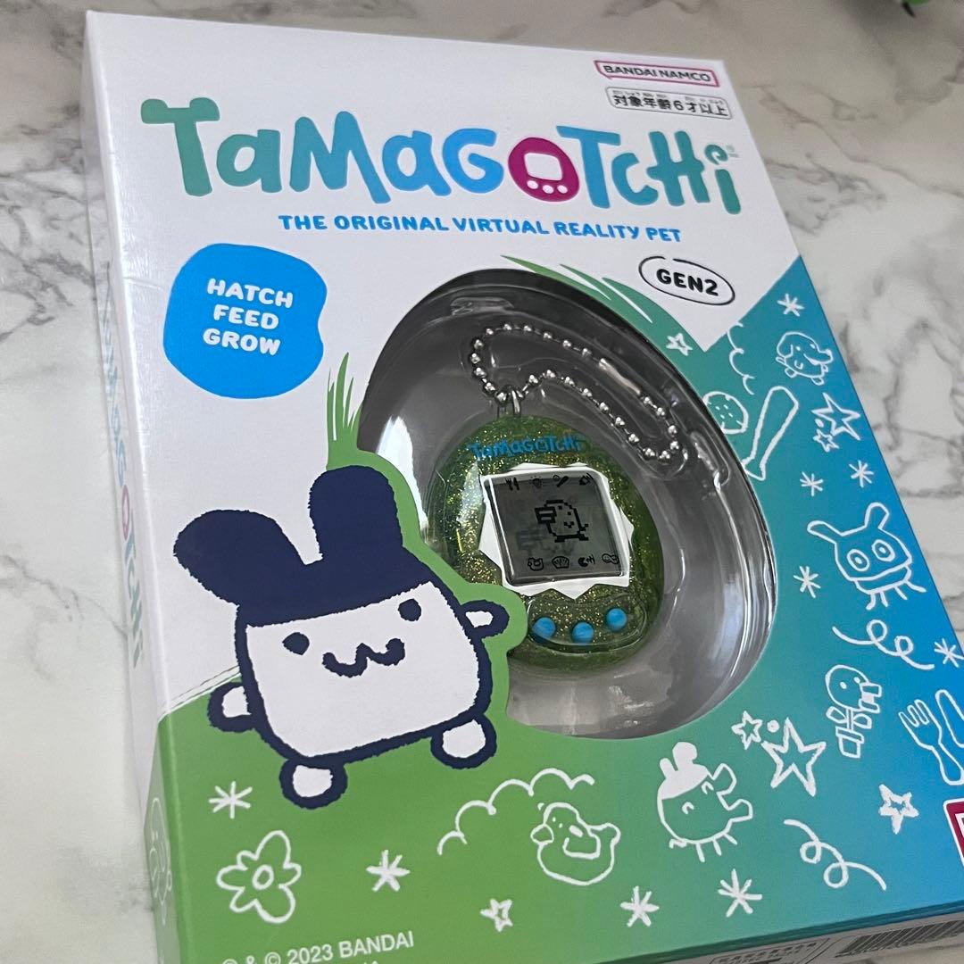 たまごっち original gen2 グリーン ラメ 黄緑 - メルカリ