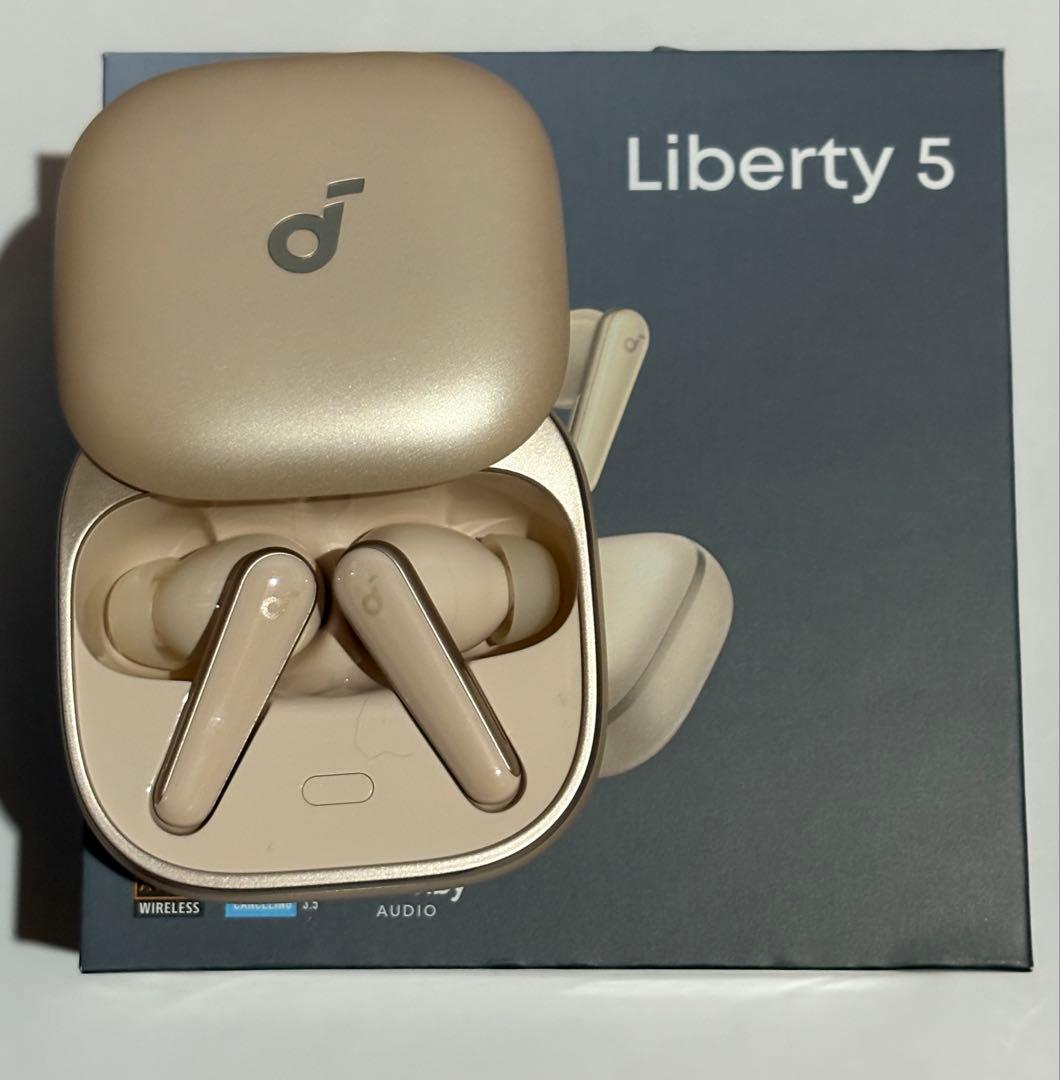Anker Soundcore Liberty 5 シャンパンゴールド 新品同様 - メルカリ