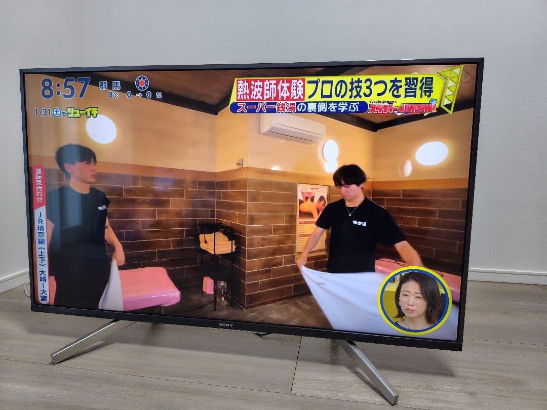 ソニー　ブラビア　KJ-43X8500G(使用頻度低) ソニー ブラビア KJ-43X8500G(使用頻度低) - メルカリ