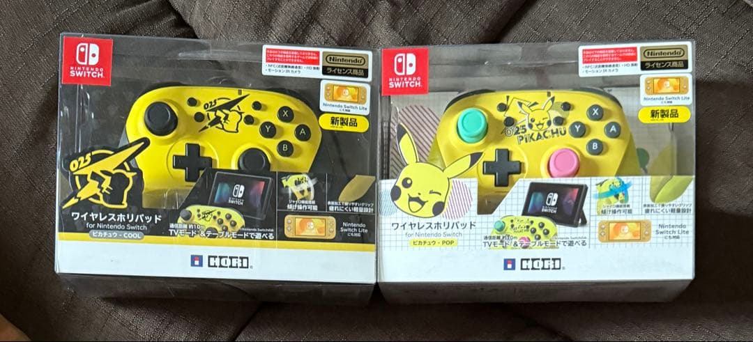ホリ　SW ワイヤレスホリパッド ピカチュウ POP COOL 計2個 株式会社 HORI | ワイヤレスホリパッド for Nintendo Switch