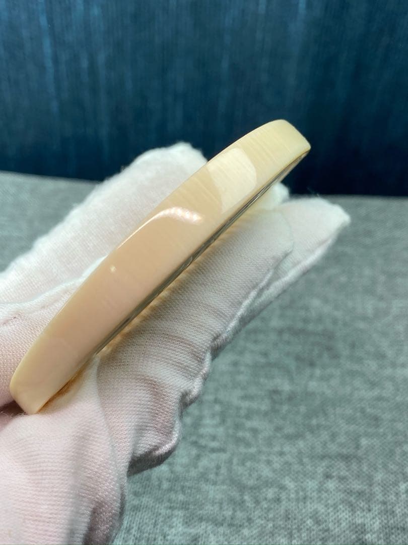 天然マンモス牙美しい手作り彫刻 一櫛百順 髪櫛(23g)