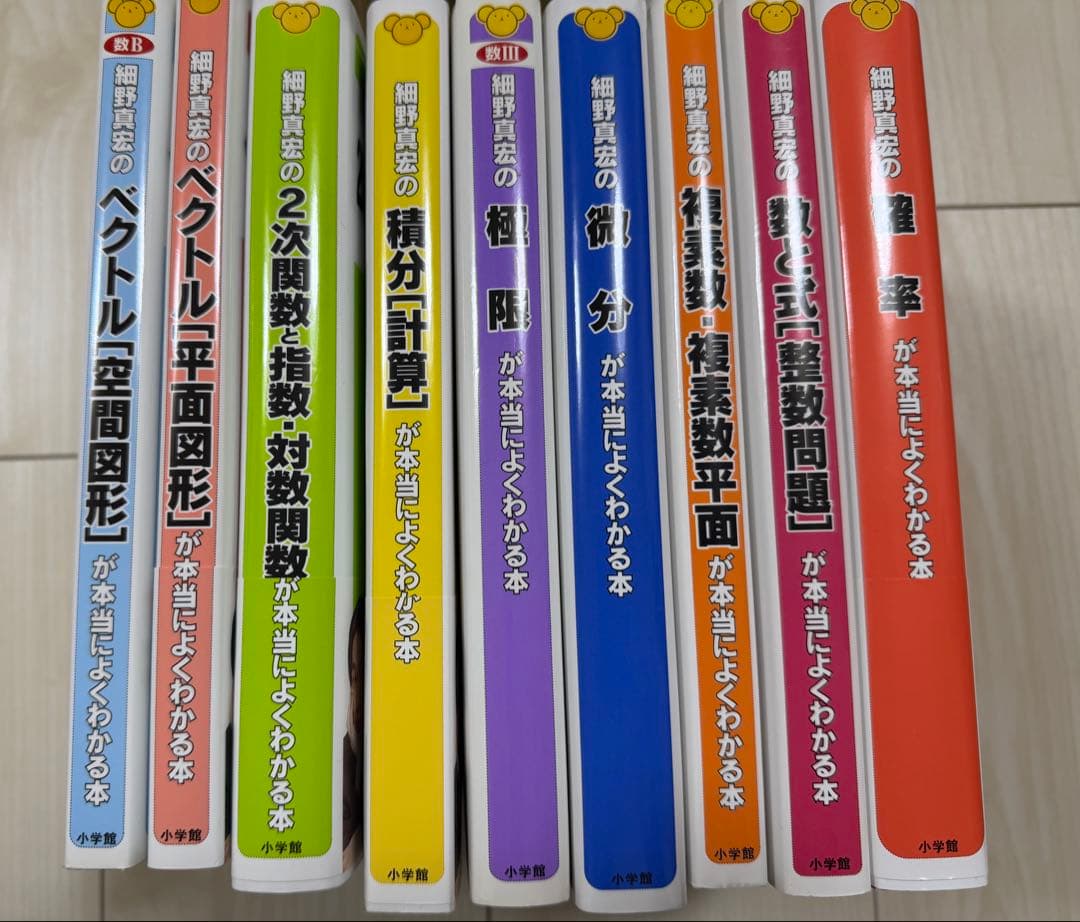 貴重】細野真宏 数学 面白いほど＆本当によくわかる本14冊（中経出版