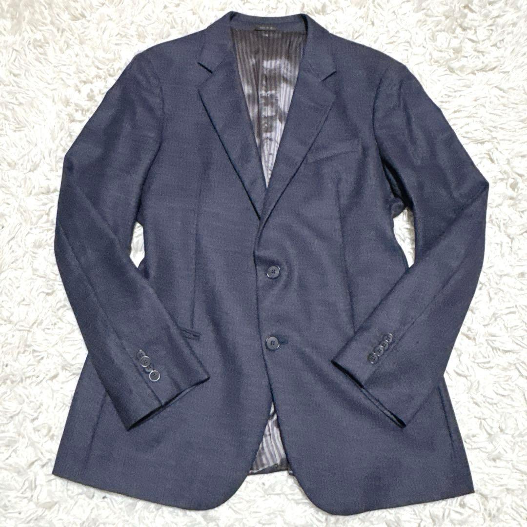 《美品》GIORGIOARMANI スーツ XXL 54 ネイビー SOHO