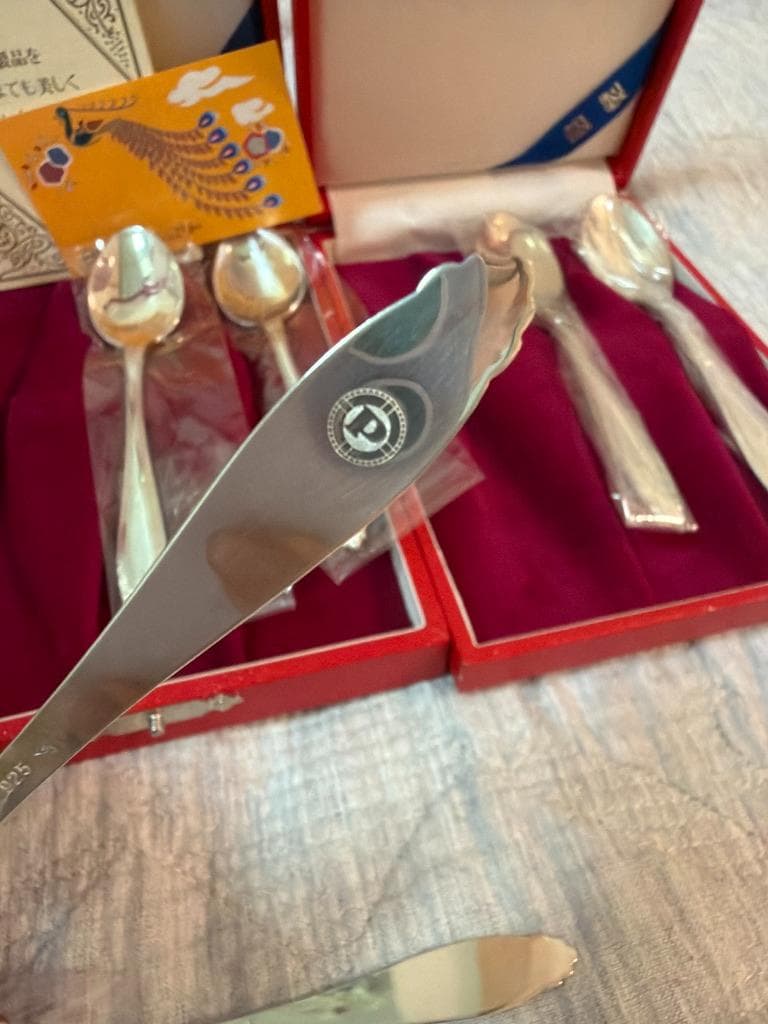 田中貴金属 銀製スプーン Silver925 3箱 9本 箱付き