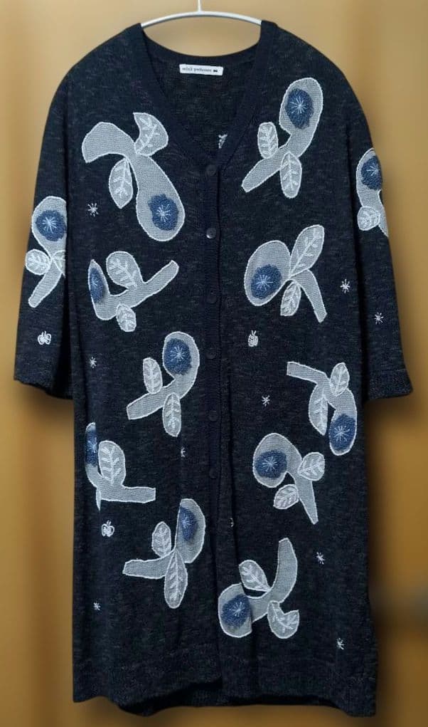 mina perhonen ミナペルホネン bow ニットロングカーディガン 中古・古着通販】mina perhonen (ミナ ペルホネン) nostalgia リネン