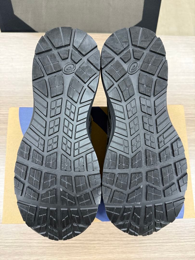 アシックス ウィンジョブ CP221　26.0cm、ブラック×ブラック　未使用品