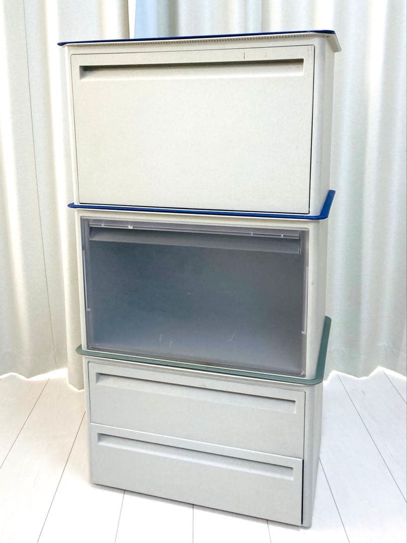 タッパーウェア　tupperware 3段ケース　セット　マルチオーガナイザー マルチオーガナイザーワイド セット 【 Tupperware タッパーウェア