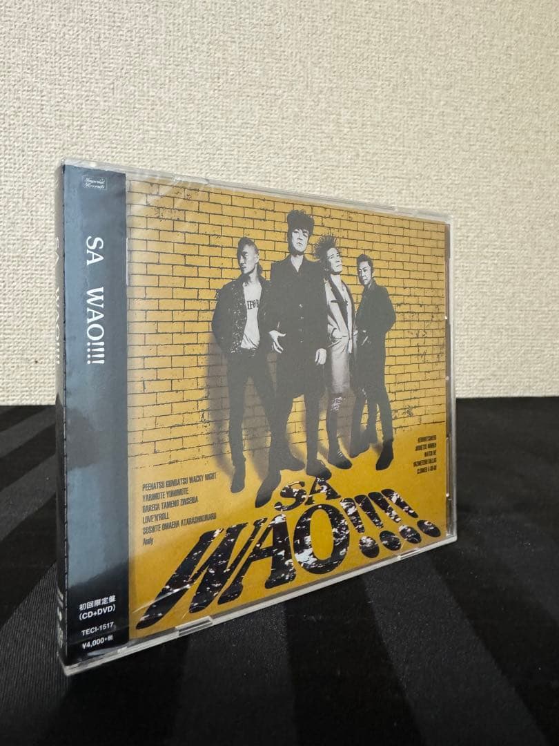 未開封 未使用 エスエー　SA WAO!!!! cd dvd 初回限定盤　希少