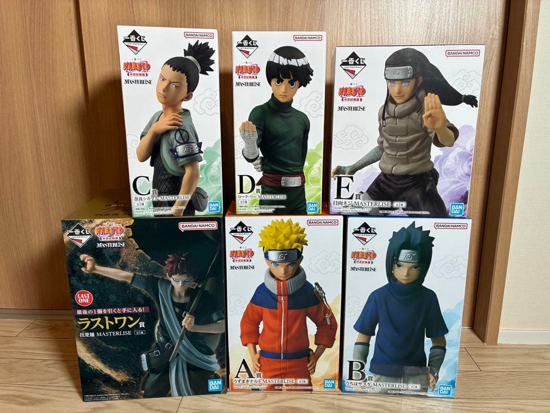 NARUTO 一番くじ中忍試験編フィギュアフルコンプ＋おまけまとめ売り