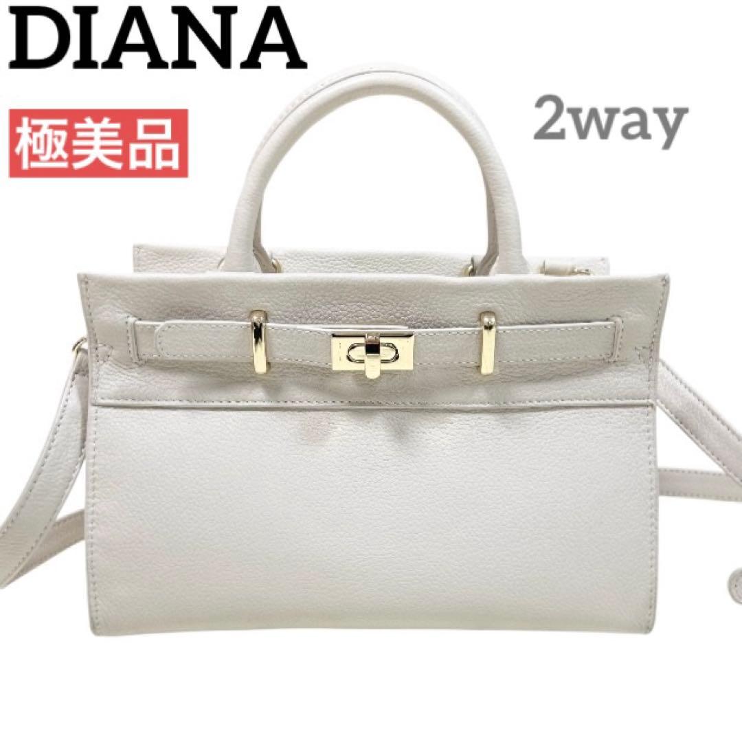 極美品】DIANA ダイアナ 本革ミニバッグ ハンドバッグ ショルダー