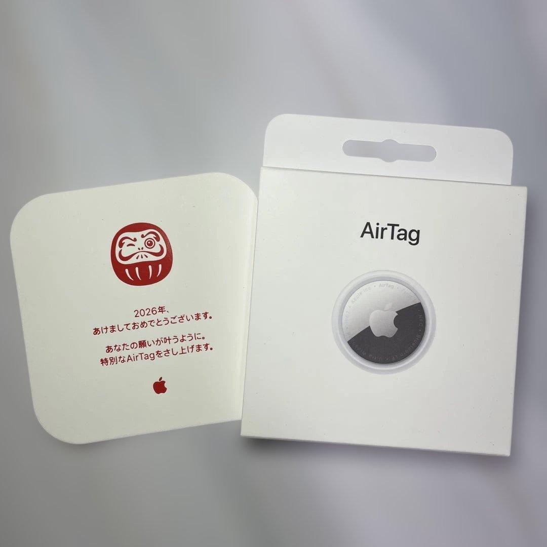 新品未開封Apple AirTag エアタグ 2026限定デザイン だるま 干支