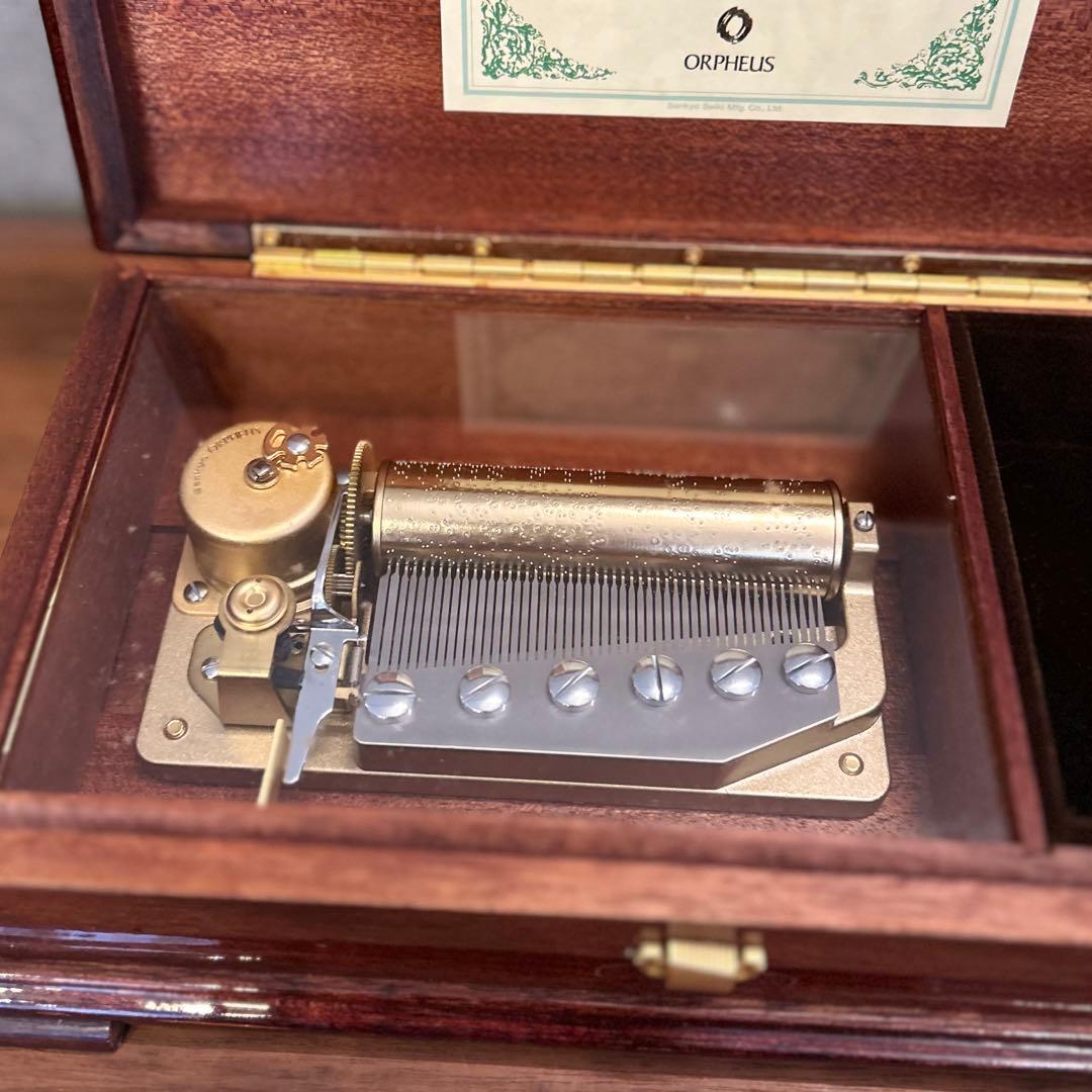 stspecies8787様】オルフェウス 高級オルゴール 2曲50弁 - メルカリ