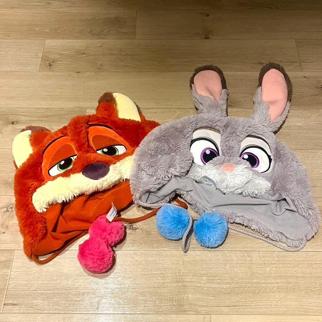 即日発送】ディズニー ファンキャップ ズートピア ニック ジュディ