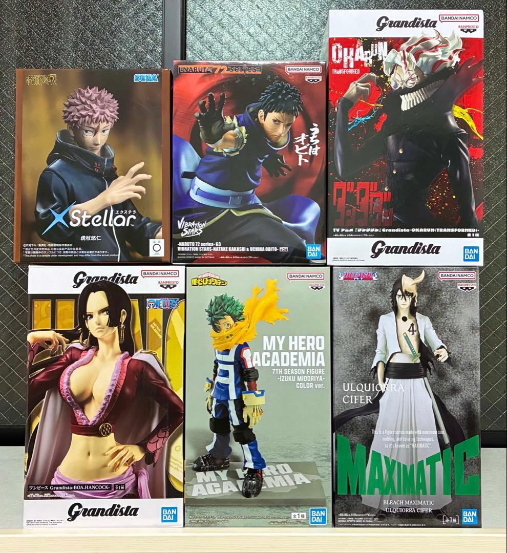 人気アニメ フィギュア 6種6点セット】まとめ売り&&&！ - メルカリ