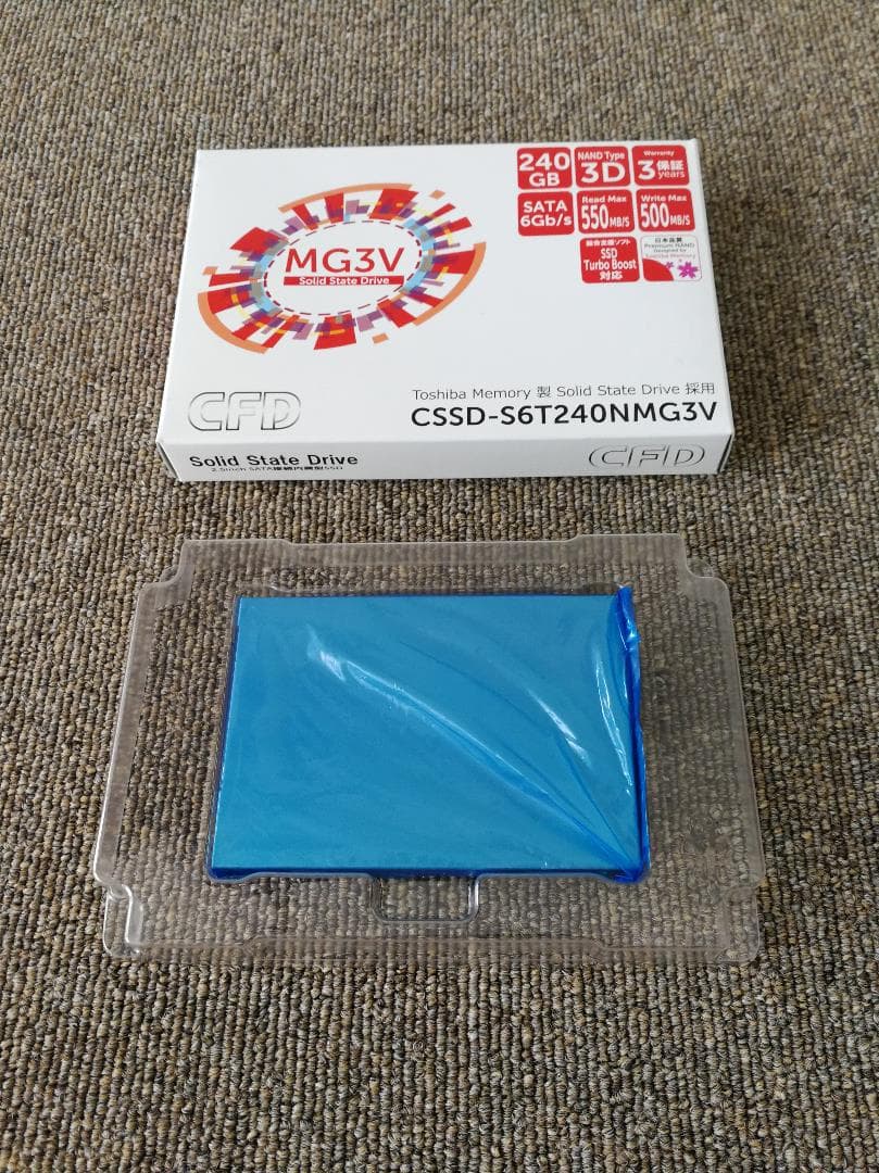 未使用／送料込 東芝製採用 CSSD-S6T240NMG3V 240GB SSD