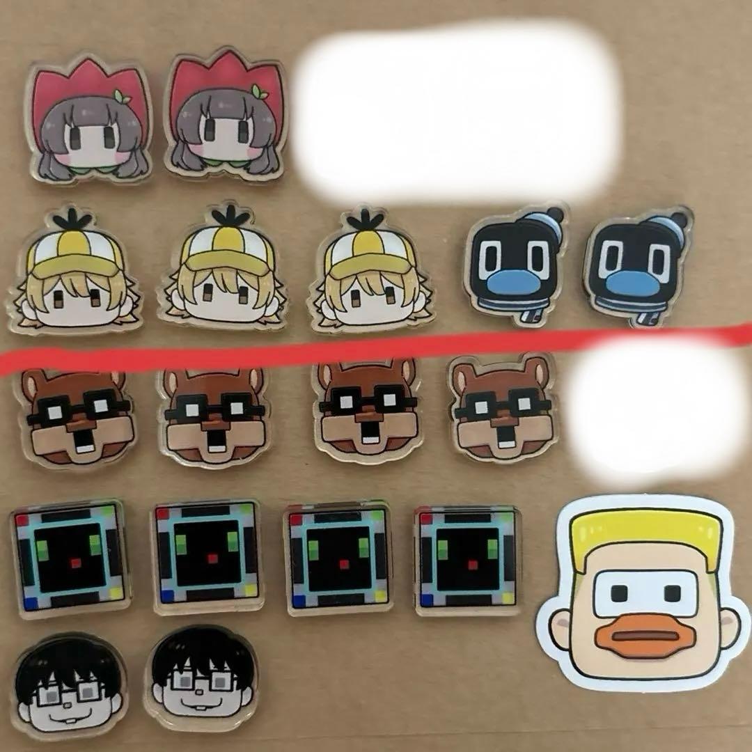 50人クラフト】人気投票シャカシャカアクリル&ダイカットステッカー