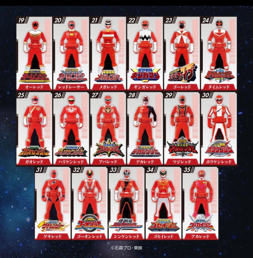 レンジャーキー -MEMORIAL EDITION- 35レッドセット