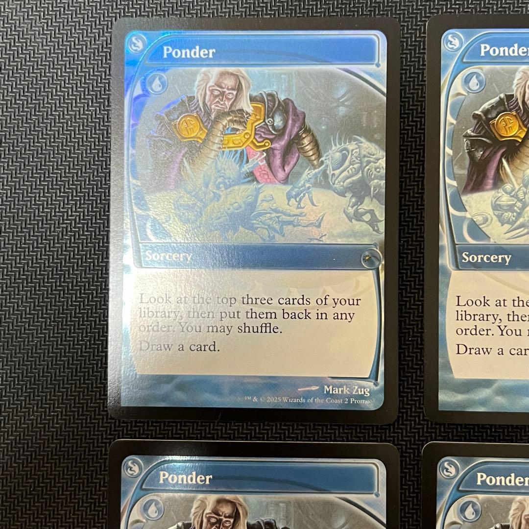 MTG MB2《思案/Ponder》未来予知 英語版foil 4枚セット