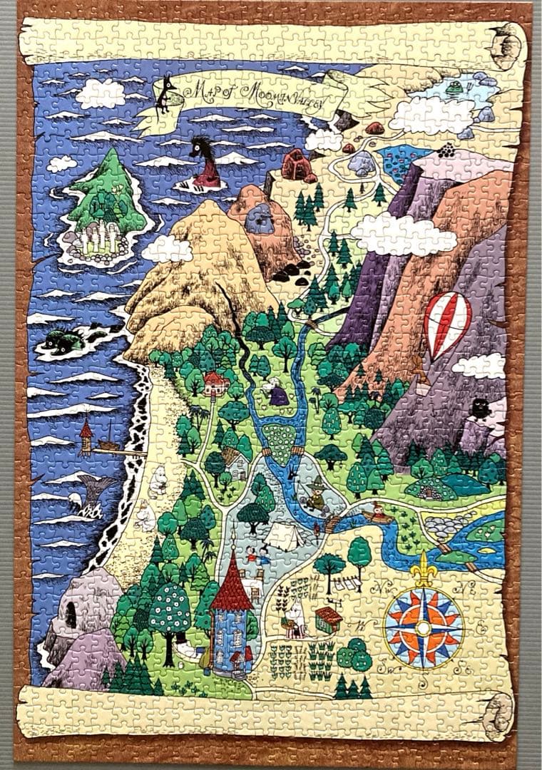 ムーミン谷地図・Ⅱ ジグソーパズル 1000ピース - メルカリ