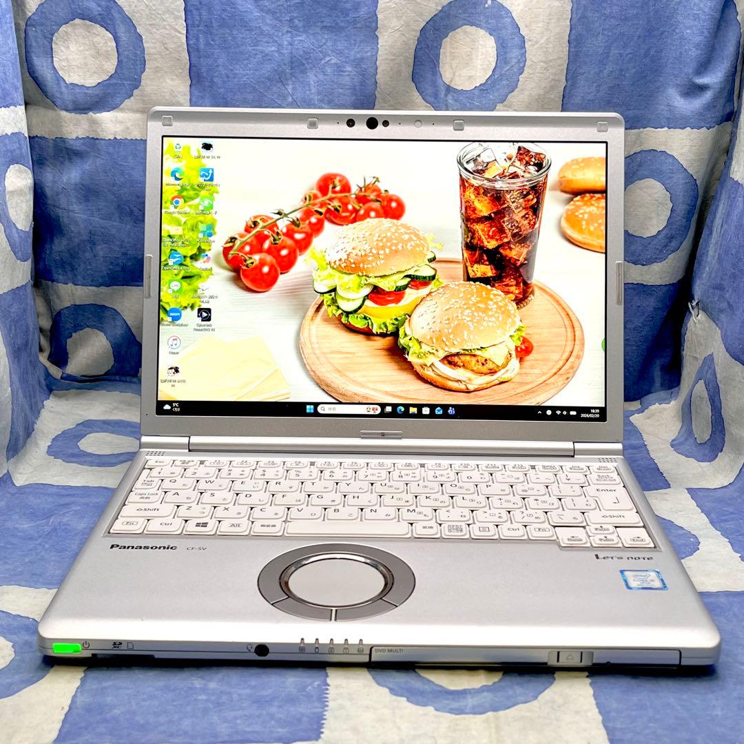 第8世代♡人気レッツノート♪快速SSD256GB☆高性能i5☆カメラ！Win11