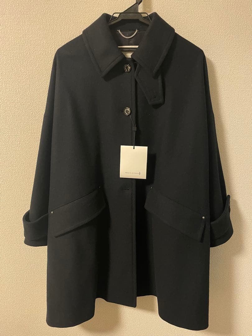 最安値　2025新作　マッキントッシュ HUMBIE ウールコート 6 ネイビー 最安値 2025新作 マッキントッシュ HUMBIE ウールコート 6 ネイビー