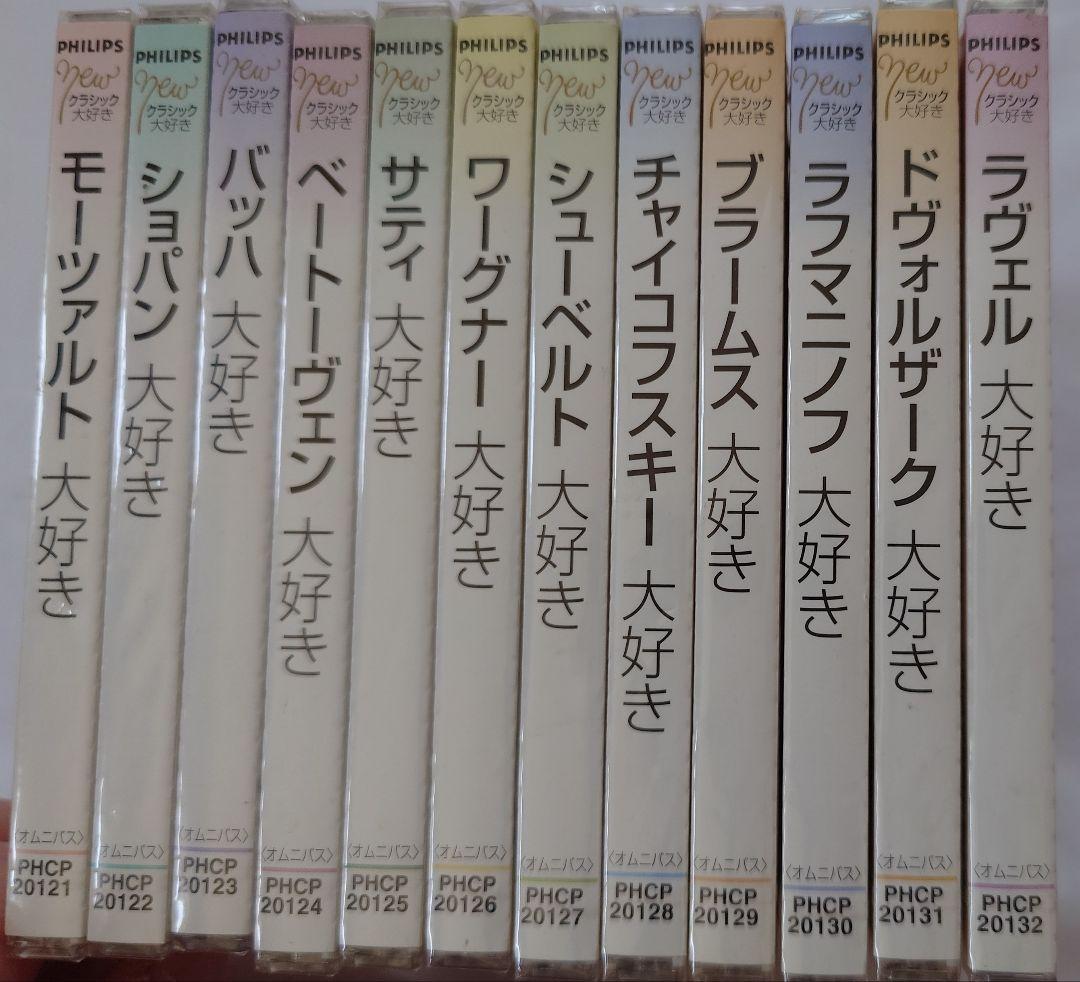 クラシック大好きCD 12枚セット モーツァルト/ショパン/バッハ等
