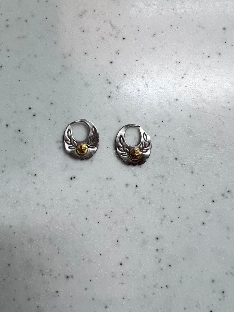 ザビンゴブラザーズ　ピアス　両耳用　24k×シルバー　ゲリラセール 中古・古着通販】BINGO BROTHERS (ビンゴ ブラザーズ) シルバー×24K