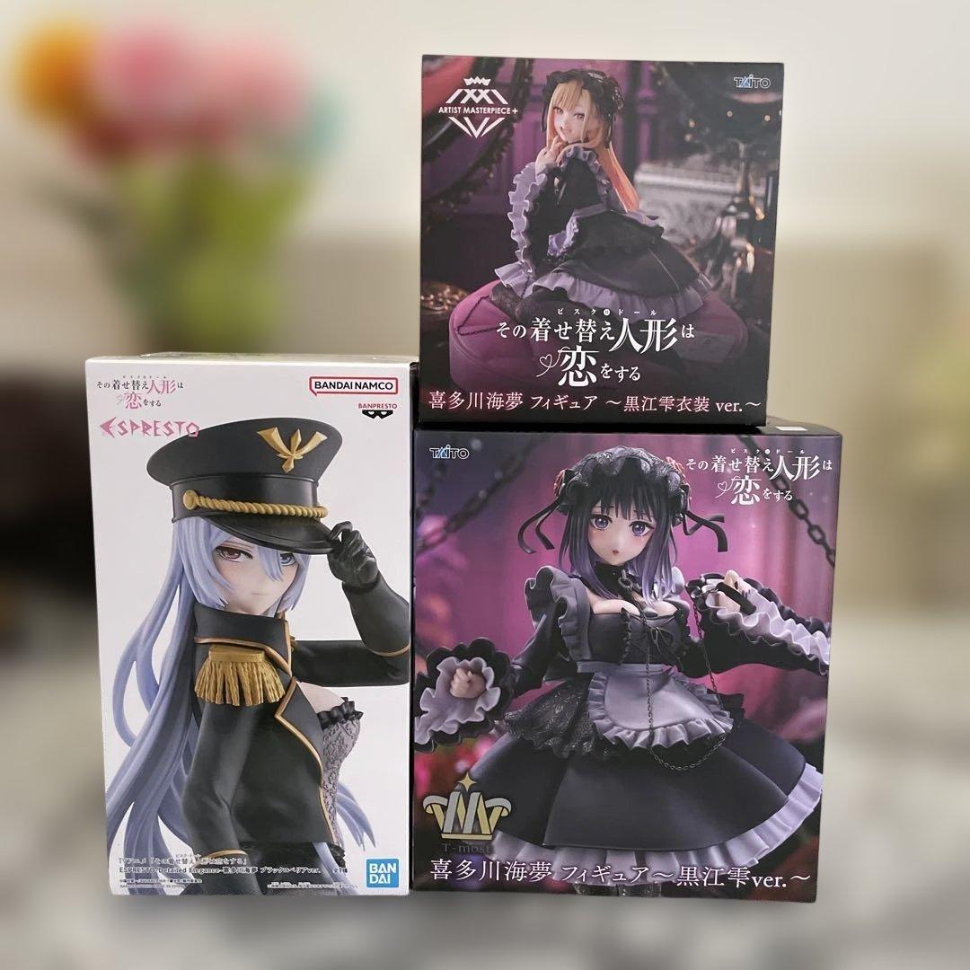 着せ恋 喜多川海夢フィギュアT-most AMP ブラックロベリア3個セット