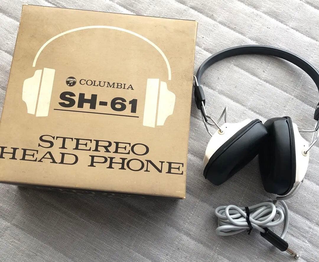 希少◆動作OK日本コロンビアステレオヘッドフォンSH-61 昭和レトロビンテージ Yahoo!オークション -「sh」(その他) (ヘッドフォン)の落札相場・落札価格