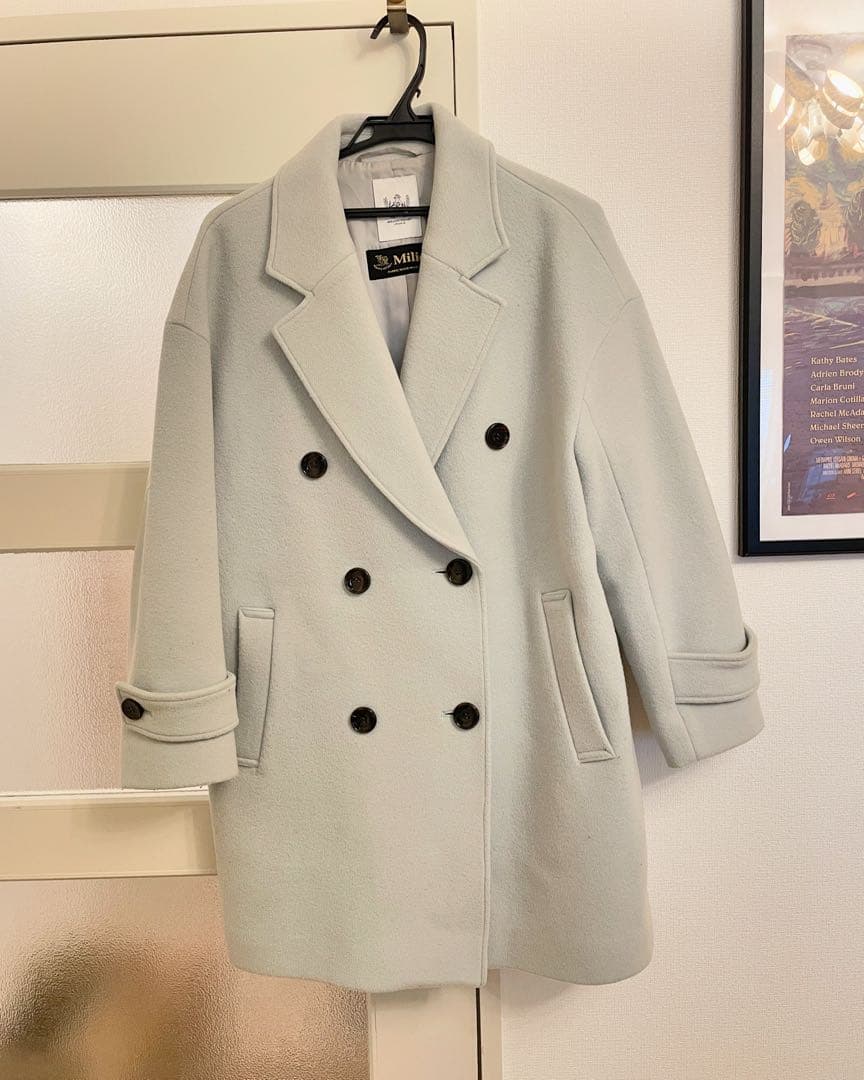 ルーニィ LOUNIE Milior 40th コクーンPコート ブルー - メルカリ