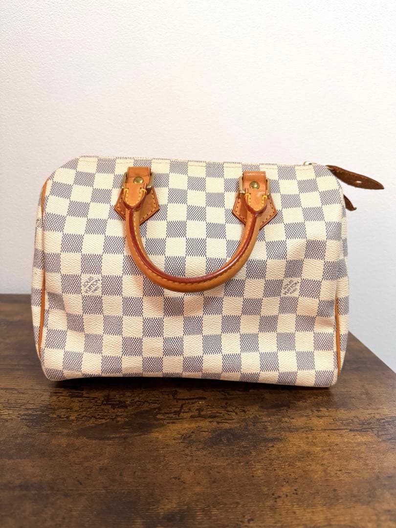 ルイヴィトン スピーディ25 ダミエ アズール N41534 巾着袋付き - メルカリ