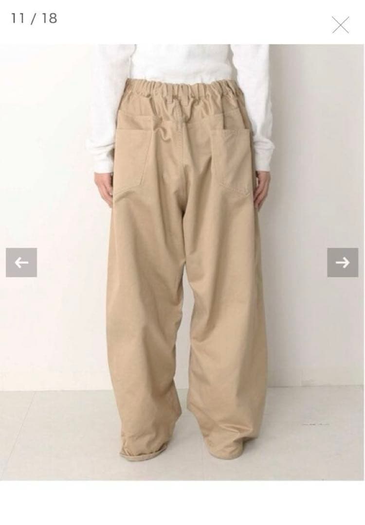 journal standard luxe オーバーサイジング タックチノパン - メルカリ