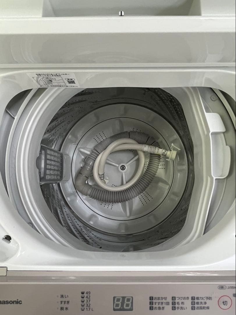 6.0kg Panasonic 2021年 NA-F60B14 縦型洗濯機