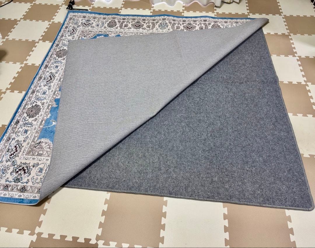 ホットカーペット ペルシャ柄 176×176cm