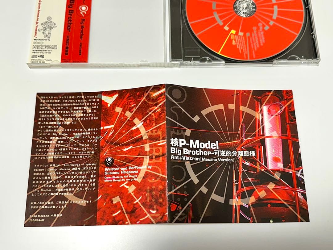 s*d様 核P-Model Big Brother -可逆的分離態様 平沢進