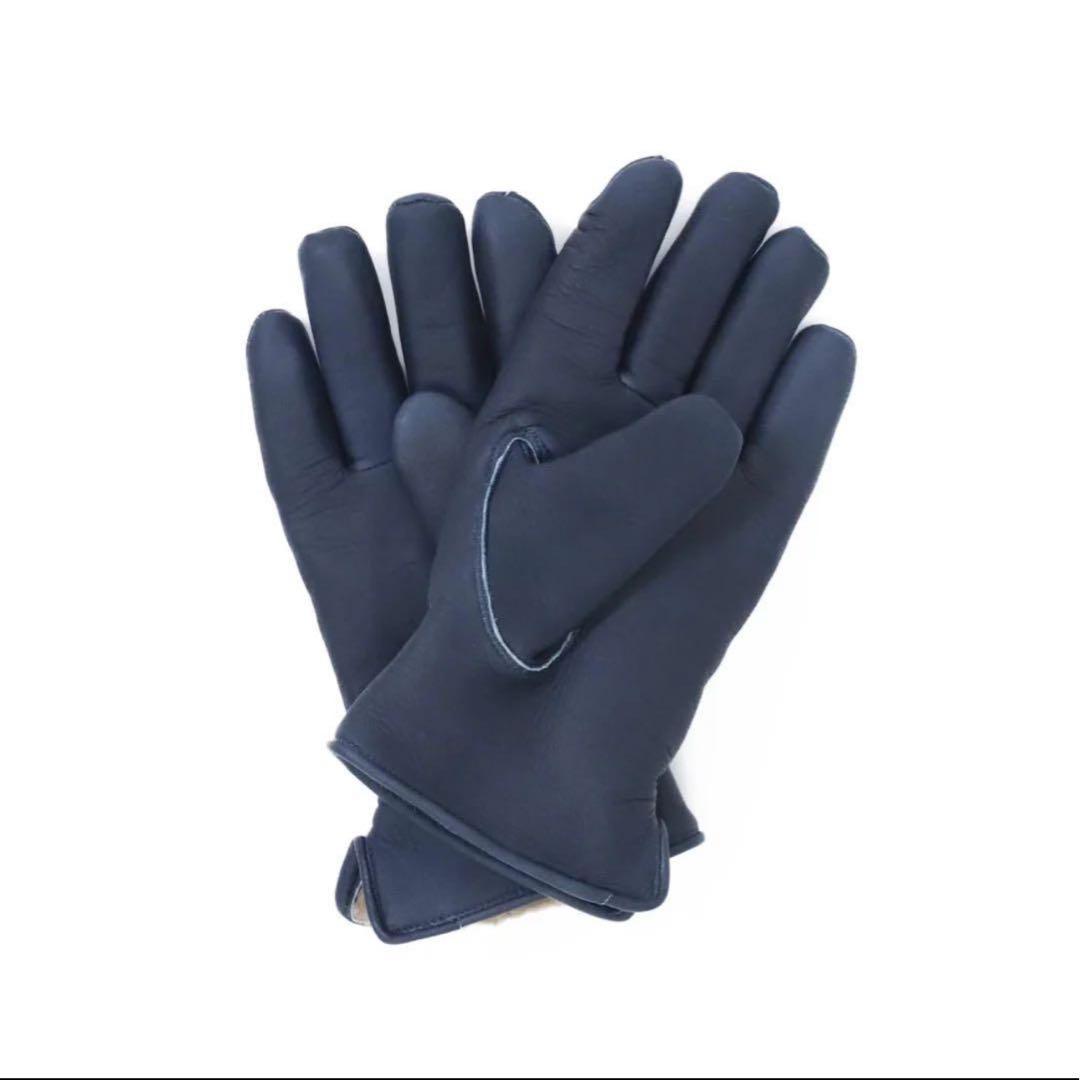 Lamp gloves -Winter glove- Navy　Mサイズ