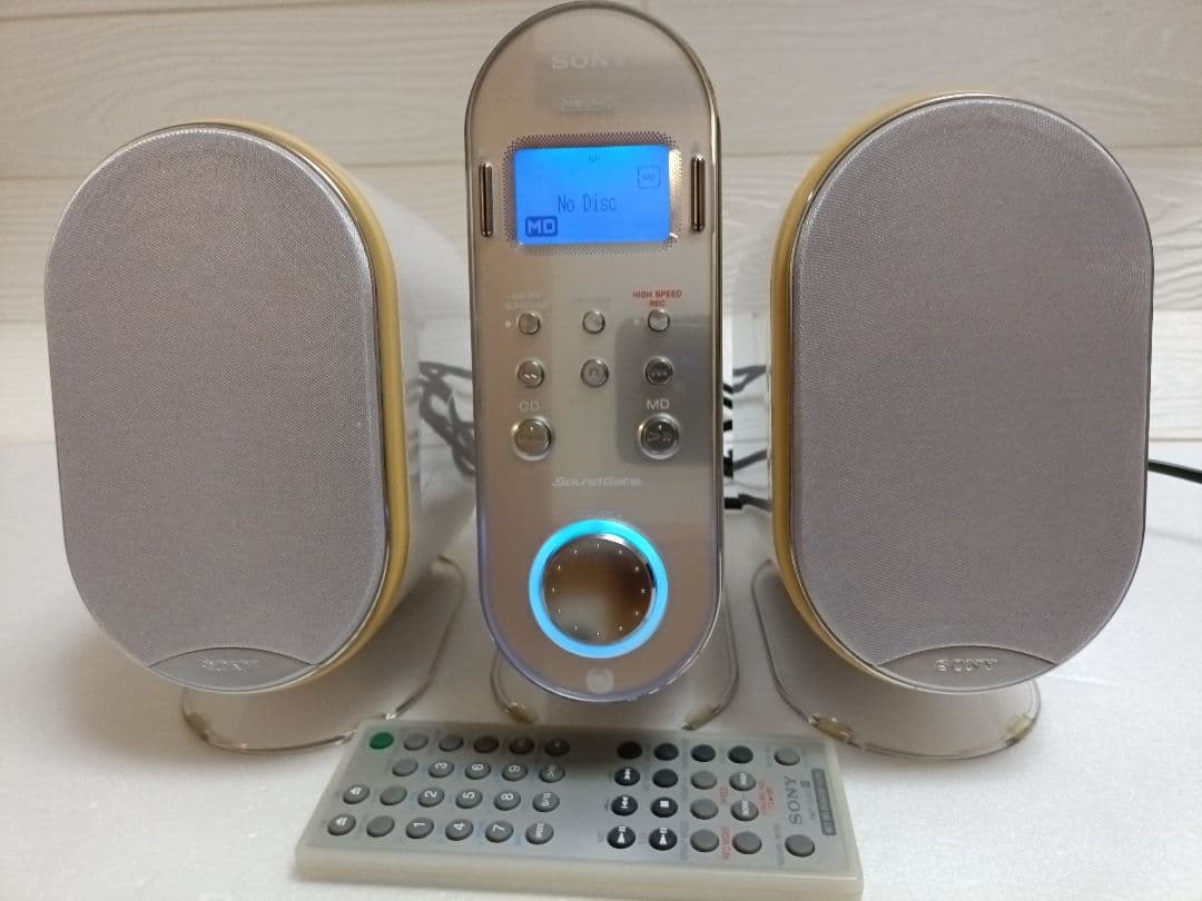 リモコン付】SONY LAM-Z03 デスクトップオーディオ CD＆MD | 激安