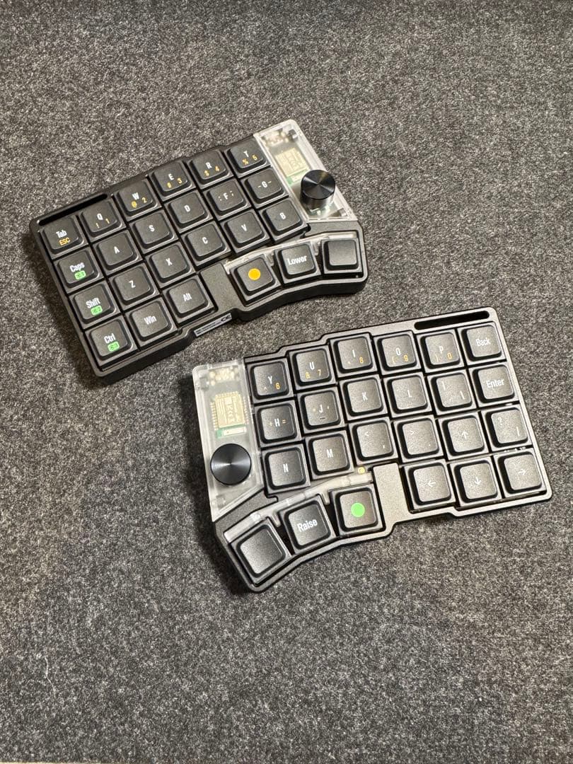 Cornix LP 無線分割キーボード ブラック 即日発送可能 - メルカリ