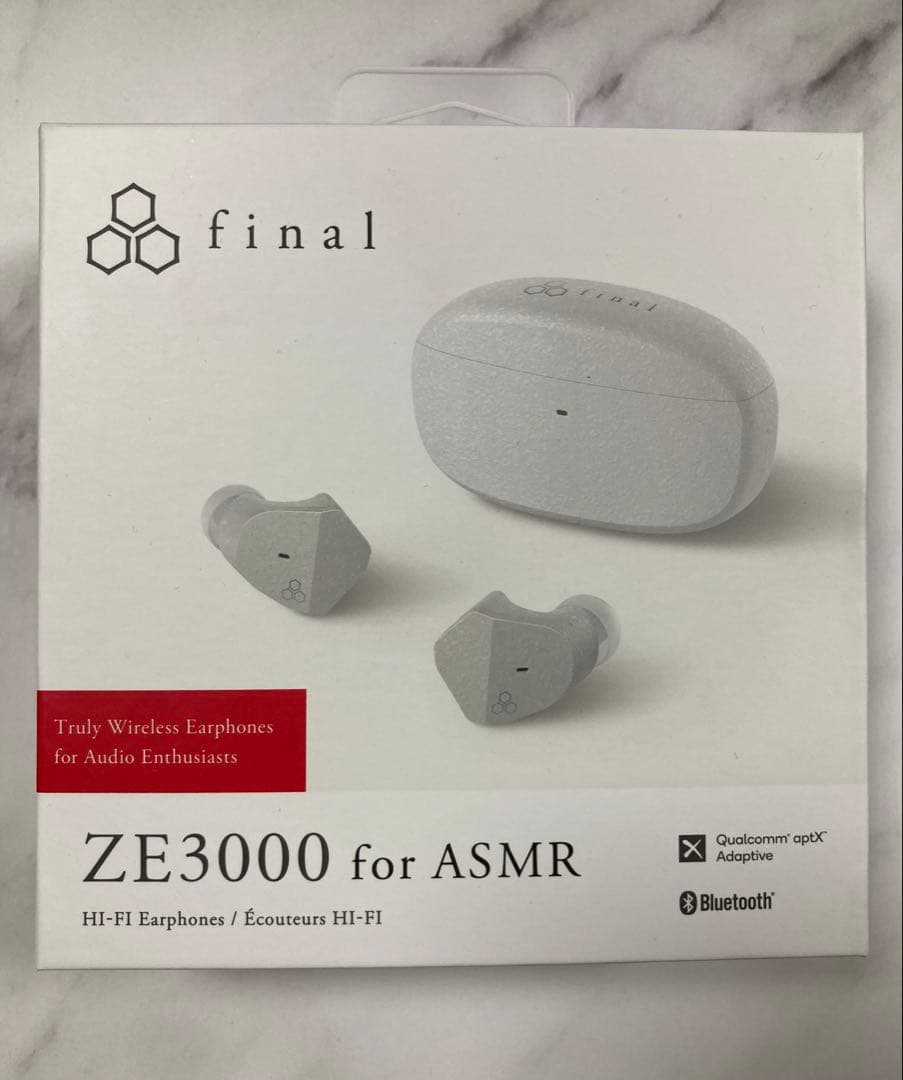 美品　final ZE3000 for ASMR　完全ワイヤレスイヤホン 世界初 “ASMRを誘い出す”イヤホン「ZE3000 for ASMR」詳細公開 GREEN