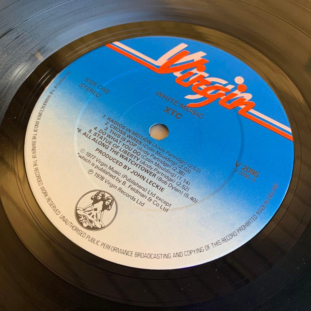 XTC WHITE MUSIC レコード US 初回オリジナル盤 - メルカリ