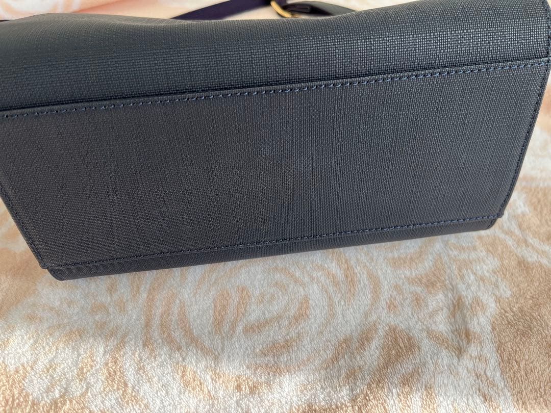 《美品》ブルーレーベルクレストブリッジ　ショルダーバッグ