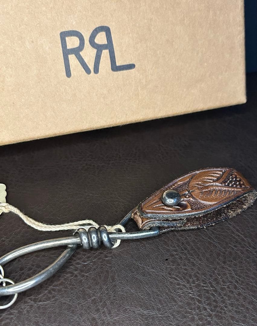 RRL ラルフローレン レザー製キーホルダー キーフォブ - メルカリ