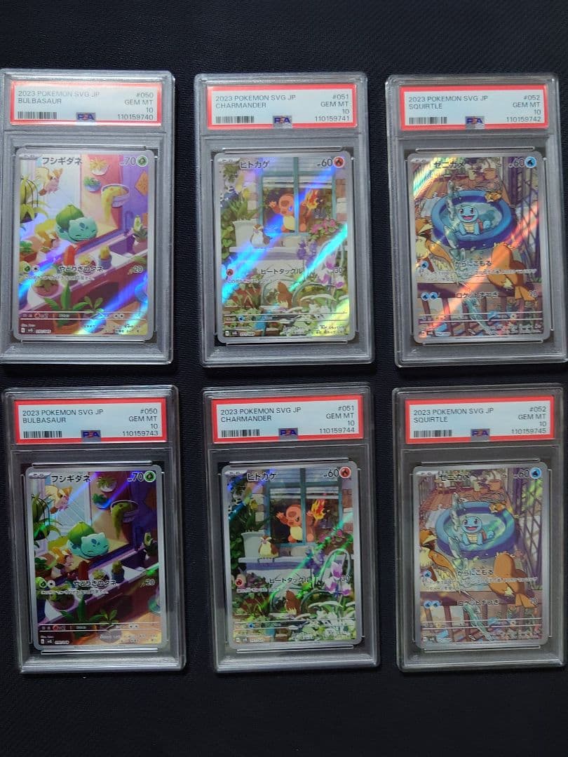 PSA10スペシャルデッキセットex 御三家 プロモ AR 6連番6枚セット