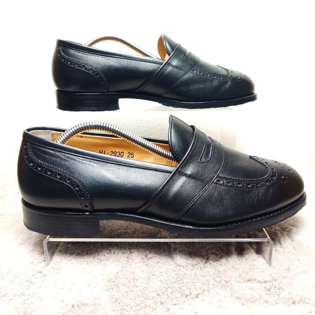 美品✨ スコッチグレイン 25.0 コインローファー HI-2930 ビジネス