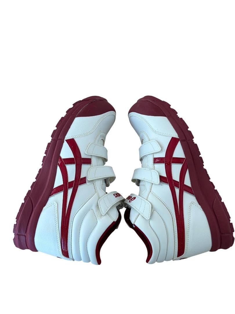 【新品】アシックス 安全靴 ウィンジョブ CP302 27.0cm 白×赤